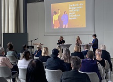 Claudia Bernhard, Beate Hoffmann und Bettina Wilhelm