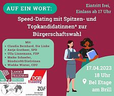 Flyer zur Veranstaltung