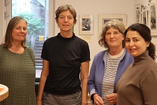 Foto von Ursula Heiligenberg, Monika Möhlenkamp (beide FOKUS), Bettina Wilhelm (Landesfrauenbeauftragte), Sevda Atik (ZGF)