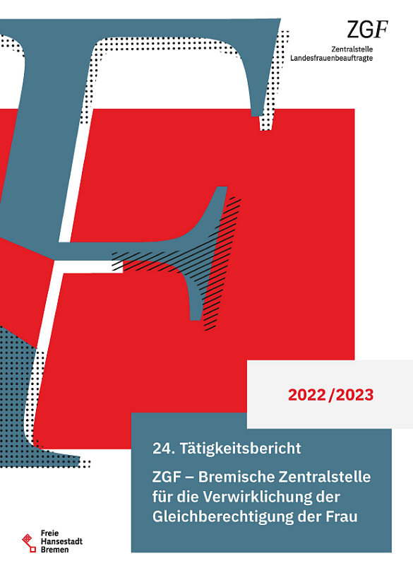 Titelbild des ZGF-Tätigkeitsbericht 2022/23